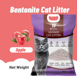 6KG/15L Cat Litter Sand Bentonite cat litter 8 scents deodorized cat litter Lemon Lavender Apple