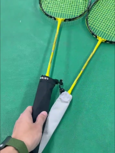 Antislip Badminton Handle Cover Secure Locking Mechanism Stain Resistant Materials Sports Gear Accessory