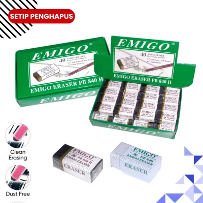 (Hemat isi 10 pcs) Penghapus Eraser Emigo Best Produk / Penghapus Pensil / Penghapus / Keret Penghapus / Keep Blessing