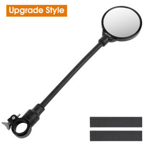 WEST BIKING 1PC Universal Bike Rearview Mirror Road Mountain Bicycle Adjustable Wide Angle Handlebar Mirrors Cycling Safety Rear View Mirror