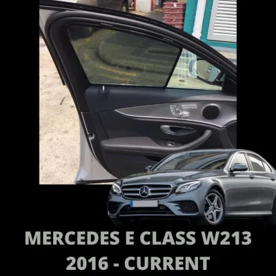 Mercedes E Class W213 Magnetic Sunshades Front