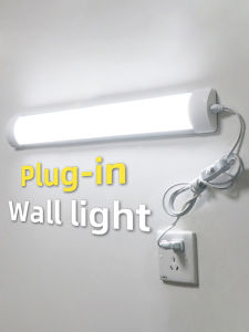 【Free Data Cable】Led Tube Light For Ceiling 30cm 60cm Super Bright Flat Tube Light Family Bedroom Office Dormitory Wall Lighting Kedi