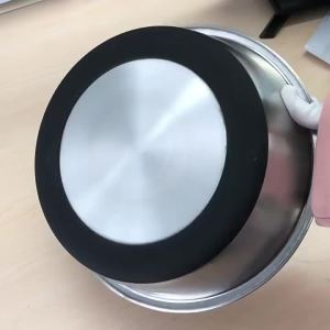 SiliconeBowl Stainless Steel Dog Food Water Bowl Cat Feeder
