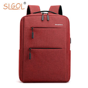 waterproof Laptop Backpack fit for 15.6 Inch  SLGOL Stylish Business  computer bag with USB Charging PortCasual   Daypack with Handle for Women/Men