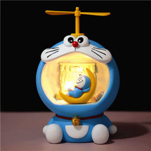YT Doraemon Piggy Bank Night Light Small Table Lamp Desktop Decoration Lighting Cute boy girl birthday Gift TY