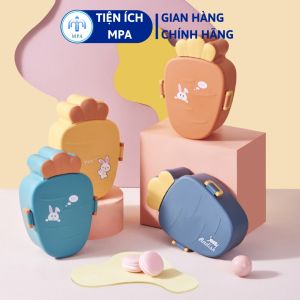 Hộp đựng cơm cho bé hộp cơm bento hình cà rốt dễ thương