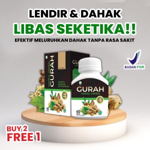 Kapsul Herbal Gurah Atasi Batuk Berdahak Gurah Paru-paru dan Masalah Pernafasan