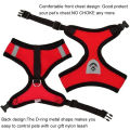 Adjustable Breathable Vest Style Pet Harness and Leash Set Comfort Wearable Outdoor Walking Traction Kit Flexible Size Fits Puppy Dog Cat Safe Sturdy Daily Outdoor Travel Walking Training Accessories. 