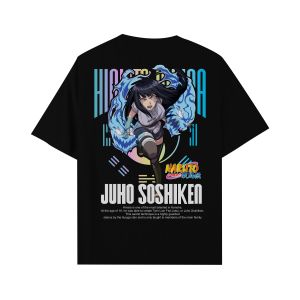 CallOut | Kaos Anime Naruto Karakter Hinata Hyuga Sablon Reflektif Rainbow Bahan Cotton Combed 24s High Quality