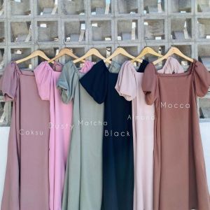 FASHION WANITA - NAUMI DRESS - DRESS WANITA - KOREAN STYLE