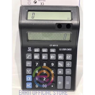 KALKULATOR DAGANG 2 LAYAR CT 8512 CT-8512 KALKULATOR 12 DIGIT KALKULATOR CITIZEN
