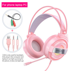 【in stock】Gaming Headset Headphones With Mic and Noise Cancellation Headphone with Microphone wired Earphones LED Light hedphone Game Headfone Head phone Head set hedset For Kids boys CP PC Computer PS4 Laptop Tablet Mobile Phone Gamer onlineclass sale
