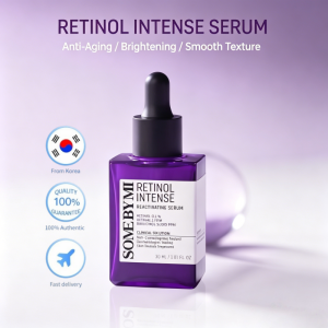 SOME BY MI Retinol Intense Reactivating Serum 30ml Triple Retinol Anti-Aging Serum 0.1% Retinol Bakuchiol Refine Skin Texture K-Beauty