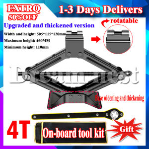 4 Tons 3 Tons 2 Tons Car Jack Car Jack Lifter Heavy Duty Scissor Jack For Car Mechanical Jack Wrench Car Lifter Jack For Car Heavy Duty