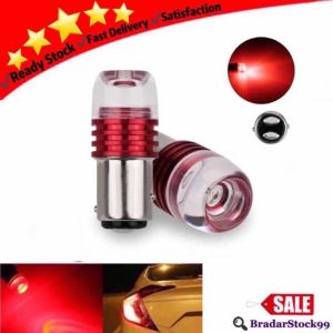 1pcs STROBE FLASHING RED LED Bulb 1157 Auto Tail Brake Light Lamp Projector Bulb Kereta Car Motorcycle Tiga Third 3rd