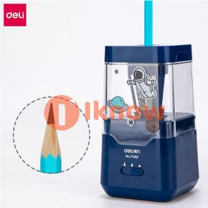 Tôi Biết Deli Điện Bút Chì Mài sinh viên cầm tay Bút Chì Mài Thiết Bị pin khô Hoạt Động Bền Bút Chì Máy dung tích lớn Bút Phế Phẩm Hộp Lưu Trữ 3 Chế Độ Nib Độ Dày Có Thể Điều Chỉnh Hơn bảo vệ nhiệt Văn Phòng Phẩm Bộ Dụng Cụ
