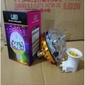 [FREESHIP MAX] Đèn LED Xoay 7 Màu HD Nhiều Hiệu Ứng Tia Chớp Nhấp Nháy Theo Tiếng Nhạc, Đổi Màu, An Toàn Khi Sử Dụng. Phối màu từ 3 bóng LED RGB. Chiếu sáng xa, tiết kiệm năng lượng. Tuổi thọ 8000 giờ. Chất liệu nhựa  - NTP_SHOP. 