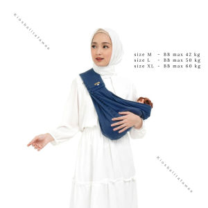 (SNI) Gendongan Bayi Instan Bahan Katun Tex / New Born Gendong Samping Kaos Busa Instant Premium Kiosbalitafawa