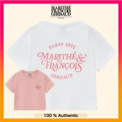 MARITHE FRANCOIS GIRBAUD W Ribbon Graphic Crop Tee Women's T