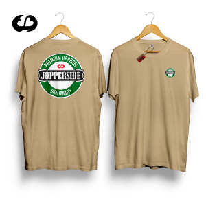Jopperside kaos pria katun combed distro premium ts476DB logo