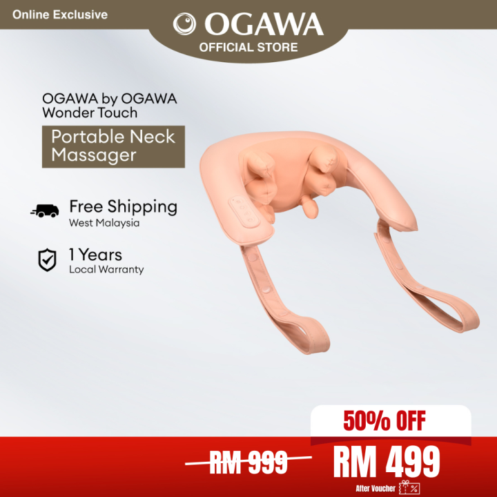 ogawa by OGAWA Wonder Touch Portable Neck Massager Lazada