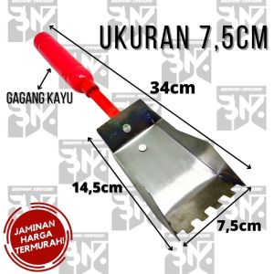 Cetok Bata Ringan Trowel - Sendok Semen Hebel Plat Baja 10cm & 75cm
