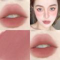 Bear Matte Lip Mud Velvet Grey Pink Keychain Lipstick Waterproof Lasting Lip Glaze Cosmetics Lip Gloss. 
