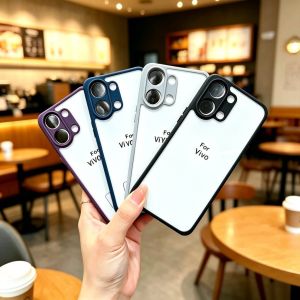 TM Matte Skin Feel Acrylic Case For Vivo Y05 Y11D Y21D Y31D Y04 Y29 Y28 Y27 Y20 Y17 Y15 Y12 Y11 Y20i