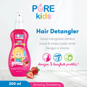PURE KIDS Hair Detangler 200ml | Anti Rambut Kusut | Minyak Rambut Bayi