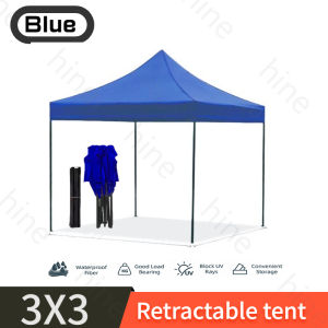 3x3/3x4.5 Waterproof Retractable Tent Heavy Duty Folding Outdoor Tent Adjustable Height Sunshade Big Tent for Car