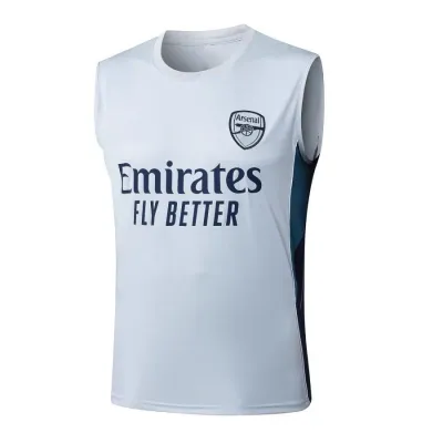 Summer New Arsenal Football Training Clothes Mens Digital Printing Breathable Sleeveless Crew Neck Quick-drying Vest