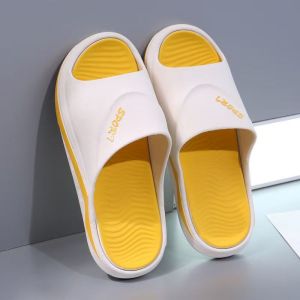 Free Shipping MenS Summer New Style Bathroom Slippers Non-Slip Thick-Soled For Home Use Available In Large Sizes Suitable For Both Indoor And Outdoor Wear