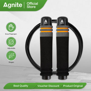 Agnite Jump Rope / Tali Skipping Adjustable 2.8 M Wire Steel Rope ER030