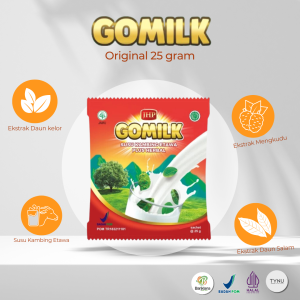 Susu kambing etawa bubuk sachet gomilk 25 gram