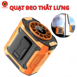 Quạt Đeo Thắt Lưng M360 - 10 Chế Độ Gió Nhỏ Gọn Dễ Dùng Làm Mát Cơ Thể Hiệu Quả Mọi Lúc Mọi Nơi