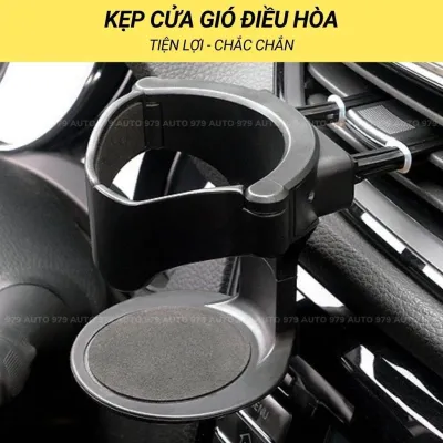 Giá đỡ cốc nước ô tô giá để cốc ly nước trên xe hơi gắn khe cửa gió điều hòa tiện lợi cho di chuyển Phụ Kiện Phan Thái