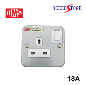 UMS 13A METAL CLAD SINGLE SWITCH SOCKET