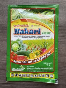 Thuốc Trừ Sâu - Bakari 430WP 10gr - Bọ Trĩ - Rầy - Rệp Sáp - Nhện Đỏ - Ruồi đục quả - Hiệu Quả Nhanh Và Mạnh Với 3 Hoạt Chất