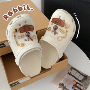 [Free Shipping] Thick-soled anti-odor home bathroom non-slip outdoor wearable mens and womens clogs closed-toe shoes high-heeled sandals for women