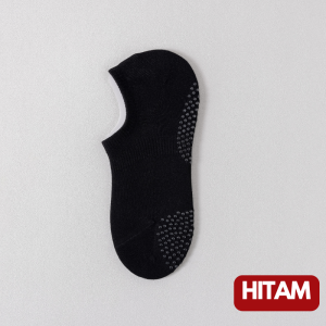 2508 Kaos kaki Yoga wanita pendek bawah mata kaki anti slip - Kaus kaki olahraga yoga pilates gym poundfit bahan serat bamboo warna polos tidak licin - sport Women socks - low ankle socks