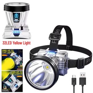 Lampu Depan Motor led SuperTerang Y98 Lampu Senter Kepala 1000W Lampu Senter Super Terang 18650 Lampu Emergency Tahan 24 Jam