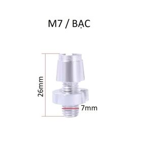 1 Bu lông điều chỉnh dây cáp phanh xe đạp (M7/M10) ốc nhôm điều chỉnh dây thắng