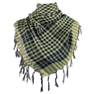 LUMIYA Large Arab Shemagh Headscarf with Tassel Costume Head Neck Scarf Arabic Scarf Desert Scarf for Men Women