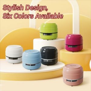 KAWAII BOX Wireless Mini Desk Cleaner Dust Collector Compact Eraser Vacuum Vacuum Portable PC Vacuum Cleaner for Keyboards
