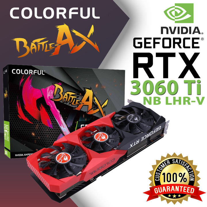 Colorful GeForce RTX 3060 Ti NB LHR-V GDDR6 8GB 256 bit NVIDIA