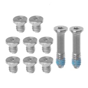 New 10PCS Laptop Bottom Screws Set For Air A1465 A1466 A1369 A1370 DIY Repair Screw Kit