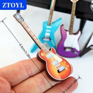 [COD] ZTOYL 1pcs ตุ๊กตากีตาร์ของเล่นตุ๊กตาเครื่องดนตรีรุ่นตุ๊กตา House Decor