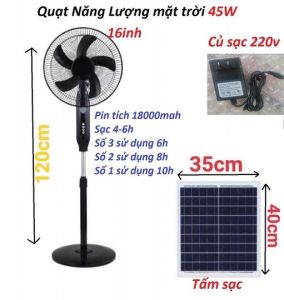Quạt năng lượng mặt trời 45W