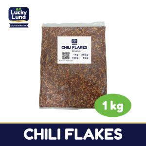 Gochugaru Flakes / Korean Red Chili Flakes / Imported (1 kilogram / 1 kg) | Lucky Luna Food Spices