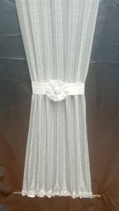 Gorden Kupu-Kupu & Vitrase Motif Air Hujan 3D